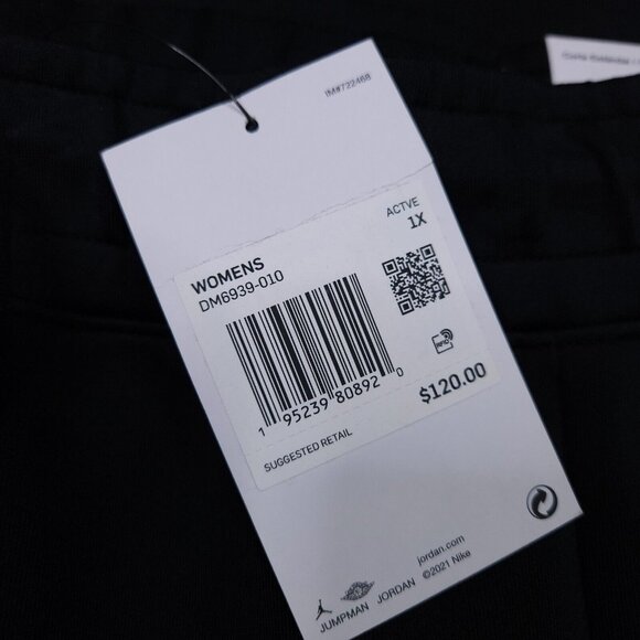 $120 Nike Jordan Womens New Classics Capsule Plus Suit Pant Snap Ankle 1X 41-45 - Picture 7 of 12